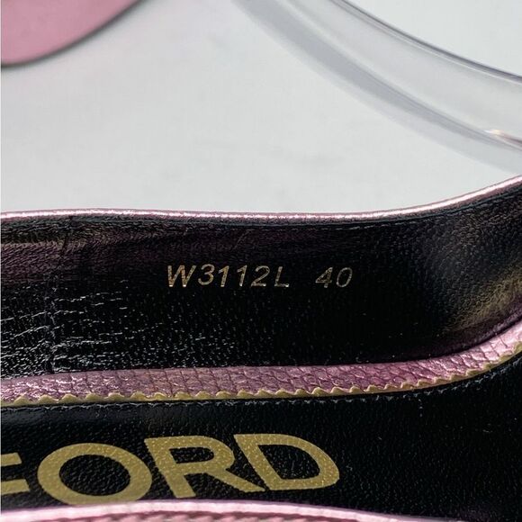 Tom Ford Lizard-Embossed Leather Platform Pumps size 40 - Picture 11 of 16